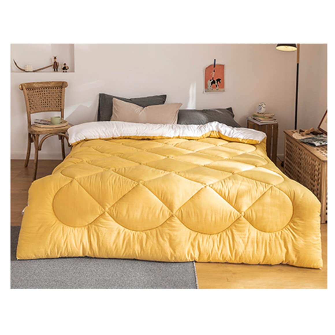 Amazon｜SCTX 羽毛肌掛け布団 シングル 180*220cm4kg ダウンケット 夏